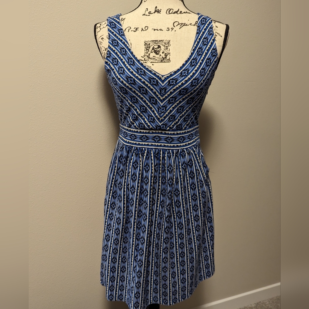 Maeve size 6 blue dress